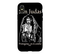 San Judas Tadeo - St. Jude Art Devocion proteccion Case for iPhone X/XS