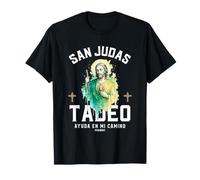San Judas Tadeo - St. Jude Art Devocion T-Shirt