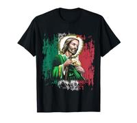 San Judas Tadeo - St. Jude Art Mexican Flag T-Shirt