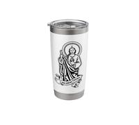 San Judas Tadeo - St. Jude Stainless Steel Insulated Tumbler