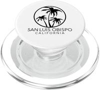 San Luis Obispo California Pismo Beach Avila Coast Palm SLO PopSockets PopGrip for MagSafe