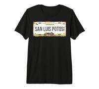 San Luis Potosí Mexico License Plate Travel Vacation Beach Premium T-Shirt