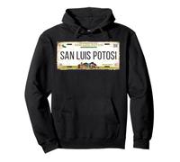 San Luis Potosí Mexico License Plate Travel Vacation Beach Pullover Hoodie