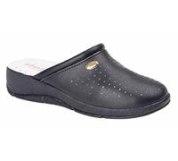 San Malo Ladies Womens Blue Leather Padded Clog Mule Sizes 4 to 8 (4)