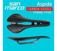 San Marco Aspide Carbon Road Bike Saddle Men Women Bicycle Saddle Comfort Mountain Bike Cycling Seat Carbon Rails Bicycle Parts Black-White 1