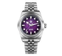 San Martin Automatic Watch, 39mm 316L Steel Case, NH35A Movement, 100M Water Resistant, Stainless Steel Bracelet, V 1, Luxury Dress