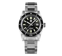 San Martin New PT5000 62mas Steel Dive Men Watches Sapphire Glass Classic Luxury Stainless Steel Automatic Mechanical Watch for Men, with logo, Mechanical