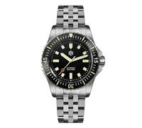 San Martin SN0012 Hardening Coating Men Diver Watch Full Luminous Dial Lumed Blocks ST2130 Automatic Mechanical Tool Watches, V 3
