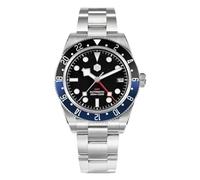San Martin SN0109G V2 Automatic Men's Watch, NH34 Movement 39 mm Diving Watches, 10 Bar Waterproof Sapphire Glass BGW-9 Luminous Mechanical Watch, blue, Bracelet
