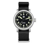 San Martin SN0143 Retro Pilot Men Watches YN55 Automatic Mechanical Fashion Waterproof Diving Wristwatch, V 2, Classic