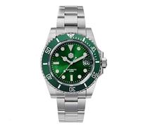 San Martin SN017 Diver Ghost Luxury Watch Sapphire Crystal Men Automatic Mechanical Watches Ceramic Bezel 20Bar Luminous dial Wristwatches, green