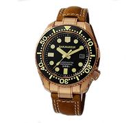 San Martin Tuna SBDX001 Automatic Diving Watches Bronze Men's Wristwatch PT5000 Movement Sapphire Glass, black, M,