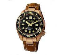 San Martin Tuna SBDX001 Automatic Diving Watches Bronze Men's Wristwatch PT5000 Movement Sapphire Glass, black no date, M,