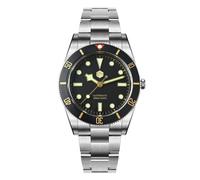 San Martin Upgraded SN0138 37mm BB54 Vintage Men Diver Watch ST2130 Automatic Mechanical Sapphire Luminous Waterproof Watches, V 3, Vintage Diver