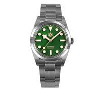 San Martin Vintage 36mm BB36 Explore Climbing Series Luxury Men Watch Sapphire Glass Watches Automatic Mechanical Wristwatches Relogio, green, Mechanical