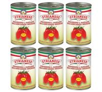 San Marzano Tomatoes Strianese, Prized Tomatoes with 10+ Vitamins and Minerals, Favourite Tomatoes Among Chefs (6x400g)