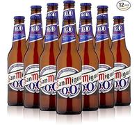 San Miguel Alcohol Free Lager 330ml Bottles | 0.0% ABV | Beer gift | Alcohol Free Beer Gifts for Men and Women Lager muti pack (Pack of 12 (330cl))