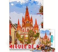 San Miguel De Allende Jigsaw Puzzle for Teenagers 1000 Pieces Boost Memory Relaxing Fun Premium Cut Stylish Gift (38x52cm)
