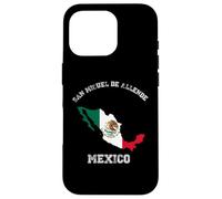 San Miguel de Allende Mexico Classic Mexico Flag Map Design Case for iPhone 16 Pro