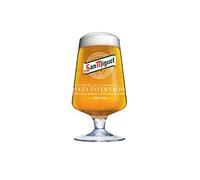 San Miguel Personalised Engraved Half Pint Stemmed Beer Glass Gift Boxed - Enter Your Own Custom Text