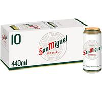 San Miguel Premium Lager Beer, 440ml(Pack of 10)