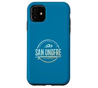 San Onofre California - Retro San Onofre CA Vintage Surf Case for iPhone 11