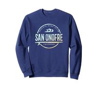 San Onofre California - Retro San Onofre CA Vintage Surf Sweatshirt