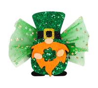 San Patricks Day Haubspange, Hair Clip For Saint Patricks Day | Hair Clips For Growlable Hair | Glitzer Hair Needles For Parties, Irish Day, Green Nano Cylinder, Pe