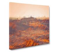 San Pedro de Atacama Desert in Chile Canvas Print | Gallery Wrapped 30mm Frame Wall Art | 20x20 inches | Ready to Hang | Modern Landscape Picture | Living Room Bedroom Lounge Office