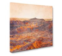 San Pedro de Atacama Desert in Chile Canvas Print | Gallery Wrapped 30mm Frame Wall Art | 20x20 inches | Ready to Hang | Modern Landscape Picture | Living Room Bedroom Lounge Office