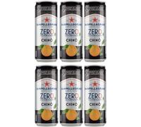 San Pelle. grino Chinò Zero Sugar Soft Drink, 330ml Cans - 6 Pack