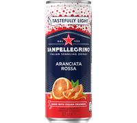 SAN PELLEGRINO Aranciata Rossa (Blood Orange) 330ml (Pack of 12)