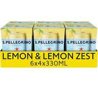 San Pellegrino Essenza Lightly Flavoured Sparkling Water Lemon 24x330ml