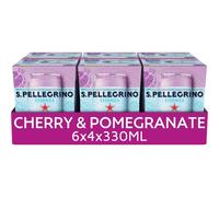 San Pellegrino Essenza Sparkling Water Cherry Pomegranate Lightly Flavoure