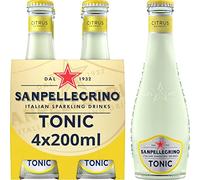 San Pellegrino Italian Sparkling Drinks Citrus Tonic Water Glass 4x200ml