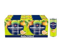 San Pellegrino Italian Sparkling Drinks Grapefruit Soft Drink 4x6x330ml