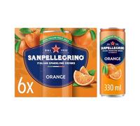 San Pellegrino Italian Sparkling Orange Soft Drink – 6 x 330 ml