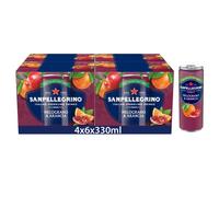 San Pellegrino Italian Sparkling Drinks Pomegranate & Orange 4x6x330ml