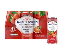 San Pellegrino Italian Sparkling Drinks Zero Blood Orange 12x330ml