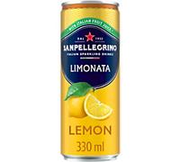 San Pellegrino Lemon Sparkling Drink 24 Cans of 330 ml