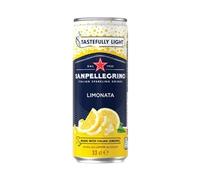 San Pellegrino Italian Sparkling Drinks Tastefully Light Sparkling Orange Canned Soft Drink 24 x 330ml | 64 kCals per Can