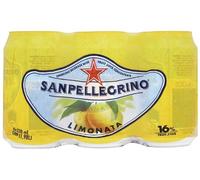 San Pellegrino Limonata Sparkling Mineral Water Can 33 cl (Pack of 6)