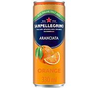 San Pellegrino Orange Sparkling Drink 24 Cans of 330 ml