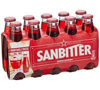 Sanbitter San Pellegrino Red Non-Alcoholic Aperitif 10 x 100 ml glass bottles