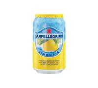 San Pellegrino Sparkling Limonata Lemon Cans 23 x 330ml - Brown Box