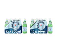San Pellegrino Sparkling Natural Mineral Water 12x500ml (Pack of 2)