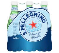 San Pellegrino Sparkling Natural Mineral Water 6 X 0.5L