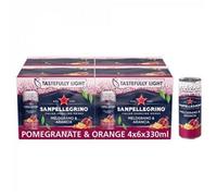 San Pellegrino Sparkling Pomegranate & Orange Cans 24x330ml