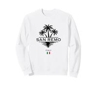 San Remo Italian Flag Sanremo Liguria Italian Riviera Italy Sweatshirt