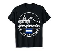 San Salvador El Salvador Retro Script Travel Souvenir T-Shirt
